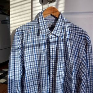 Mens long sleeve woven dress ahirt